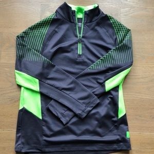 ASICS Boys Half Zip Sweatshirt Size 10/12